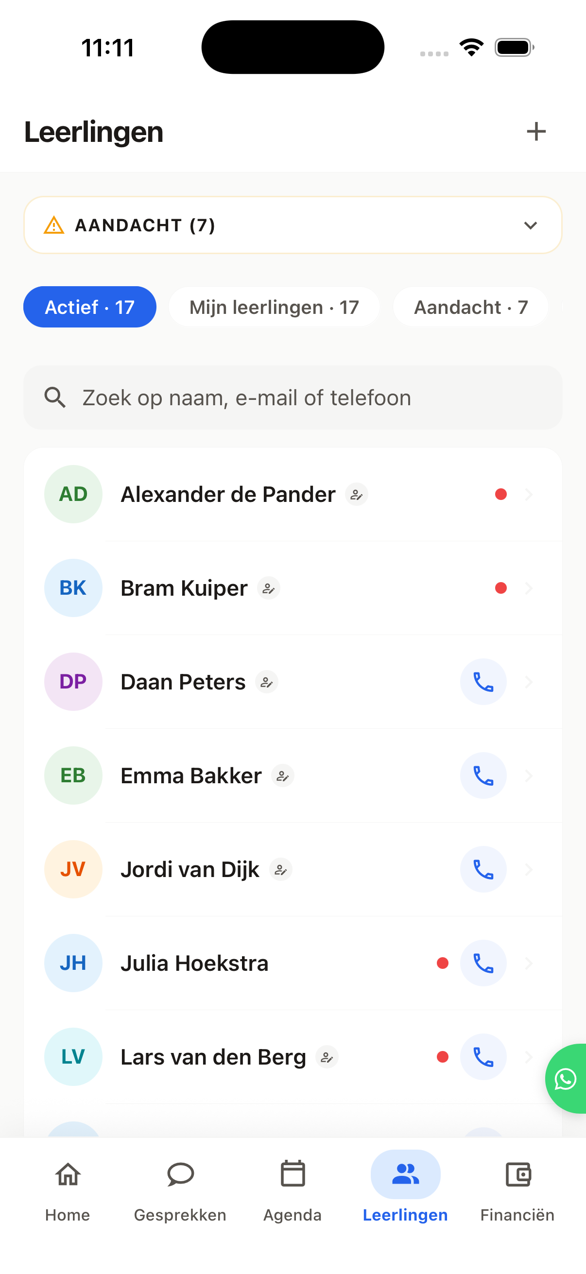 Leerlingen